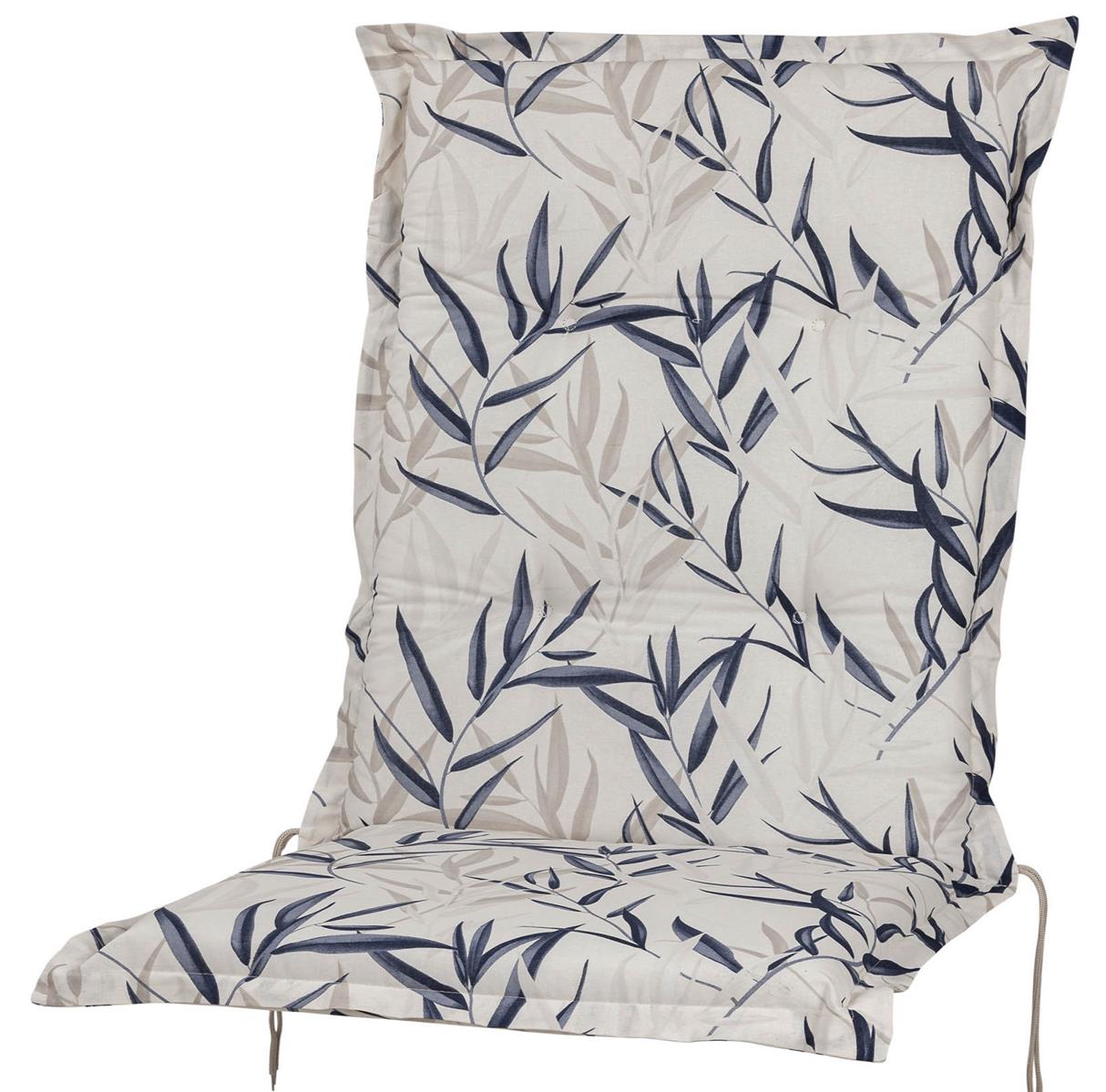 Auflage Hochlehner Usedom 30416-100 natur-blau Gräser 120x50x8 cm Sun Garden - 1