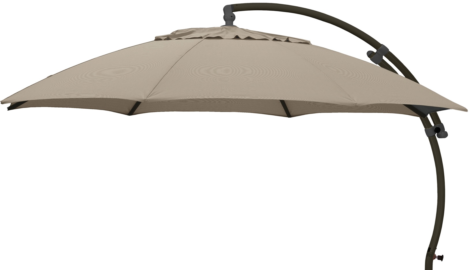 Easy Sun 375 cm taupe-anthrazit B054-M06 Sonnenschirm Ampelschirm Sun Garden - 1.jpeg