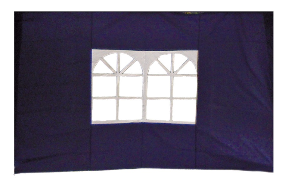 alufaltpavillons-seitenteile blau